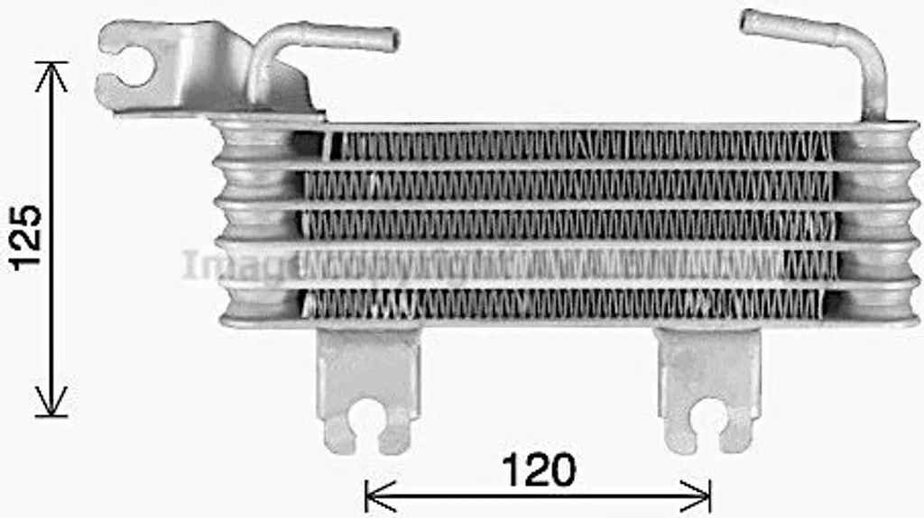 Refroidisseur d'huile PRASCO HY3500 pour Santa Fe I OE 2546026510
