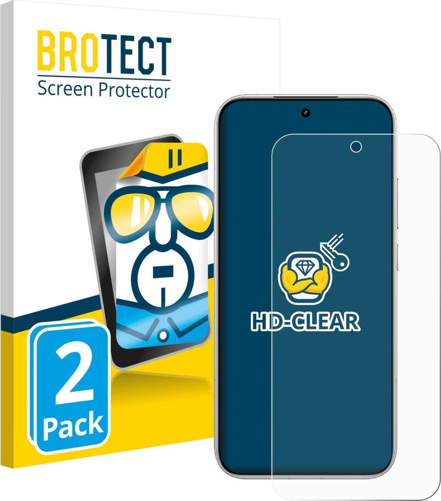 2x Für Xiaomi Poco F8 Pro 5G Schutzfolie BROTECT Displayschutz Display Schutz Folie Klar Transparent