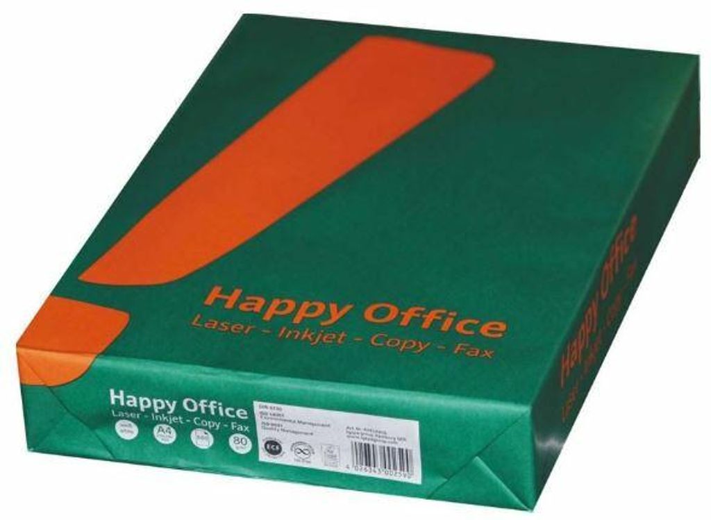 Igepa Kopierpapier Happy Office 809A80S A4 80g ws 500 Imagen del producto 