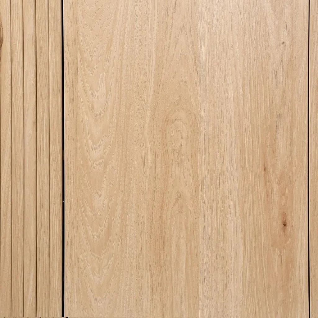 Meuble TV Salon 140 cm HELIOS Plateau Travertin Rangement Multimédia