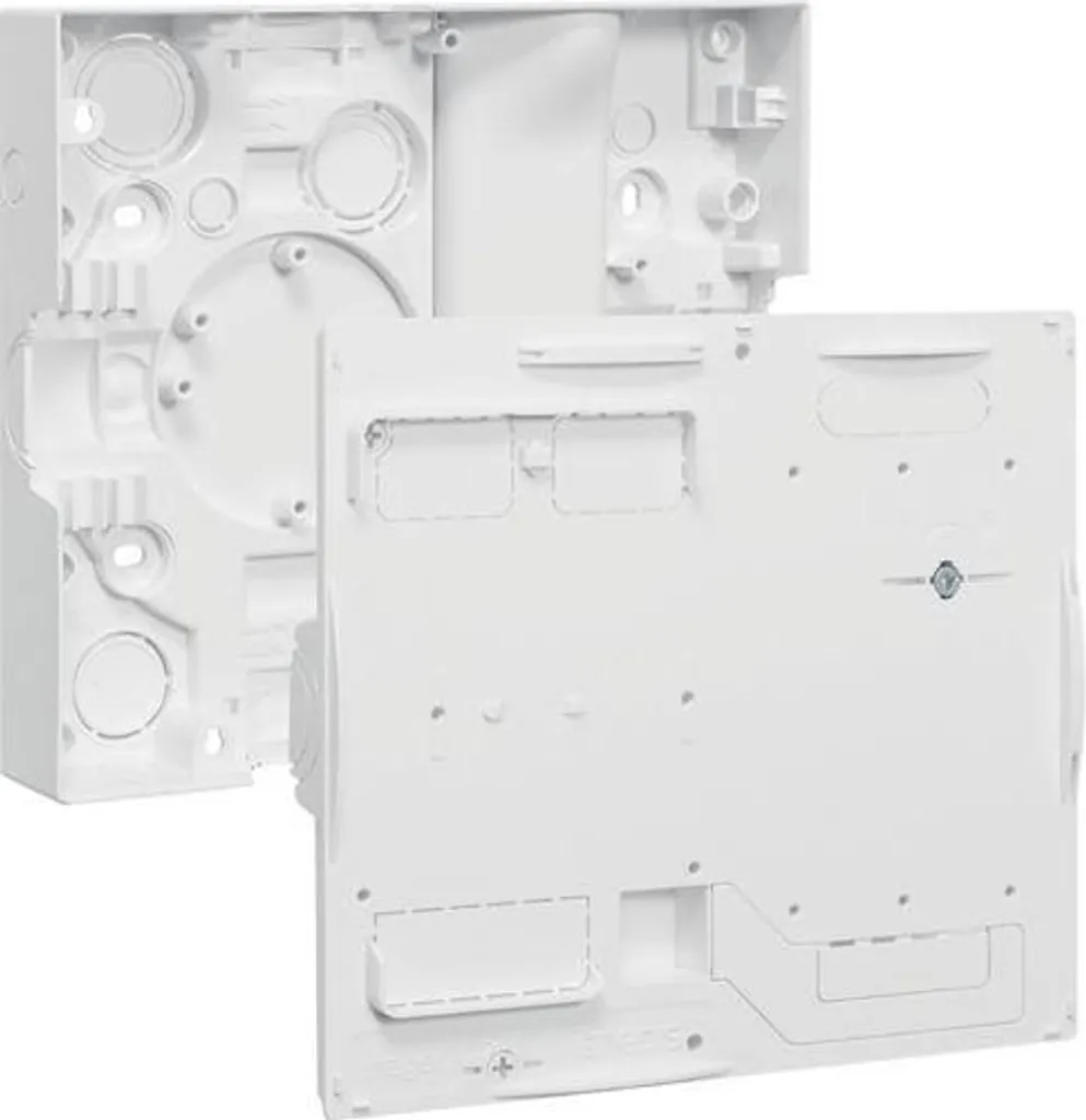 Bloc de prise Type E Hager Quickfix 45mm pour câblage facile et sûr
