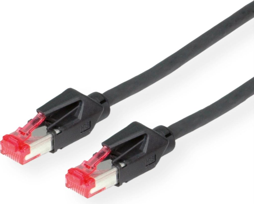 DRAKA Patchkabel Cat.6 (Class E) S/FTP, UC900 TM21, LSOH, schwarz, 20 m