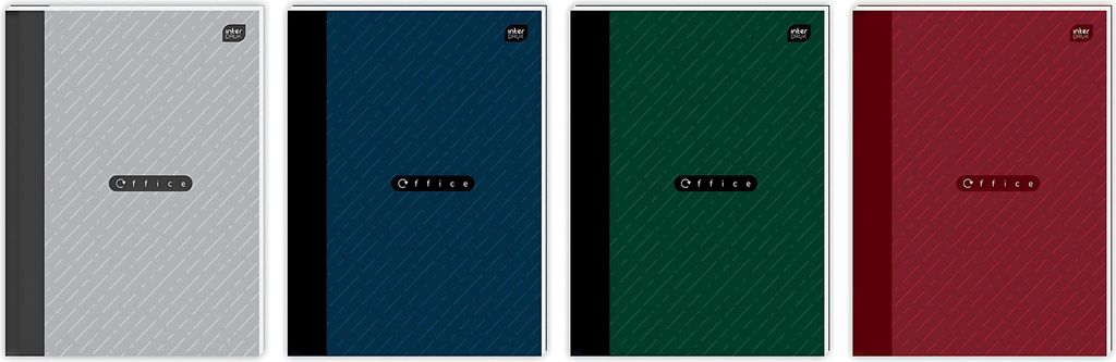 Interdruk Hardcover-Notizbuch A5 96 Blatt 70g/m² Büro
