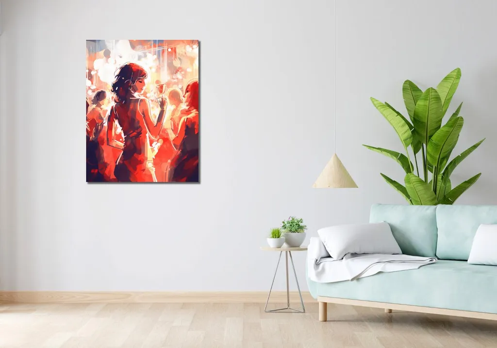 Tableau Déco Sortie Nocturne 70 x 90 cm - Idéal pour Bureau ou Chambre - 2