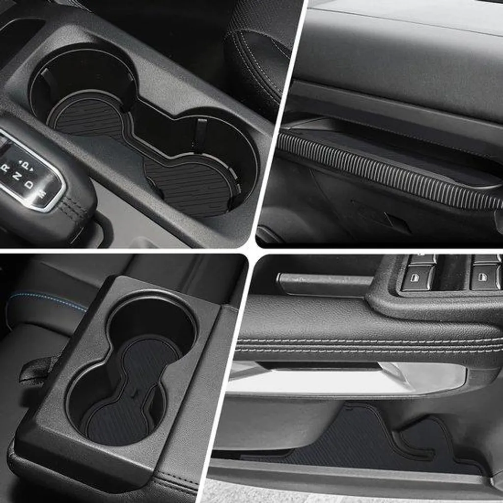 Tapis antidérapant Ranger 2023-2025 - Kit de 16 tapis console centrale