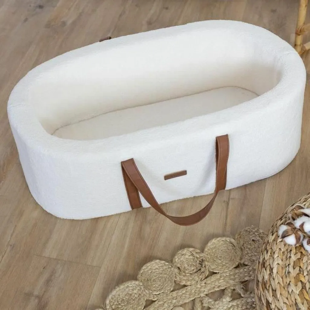Lit bébé Domiva blanc 60x120 cm - Mobilier chambre enfant de qualité