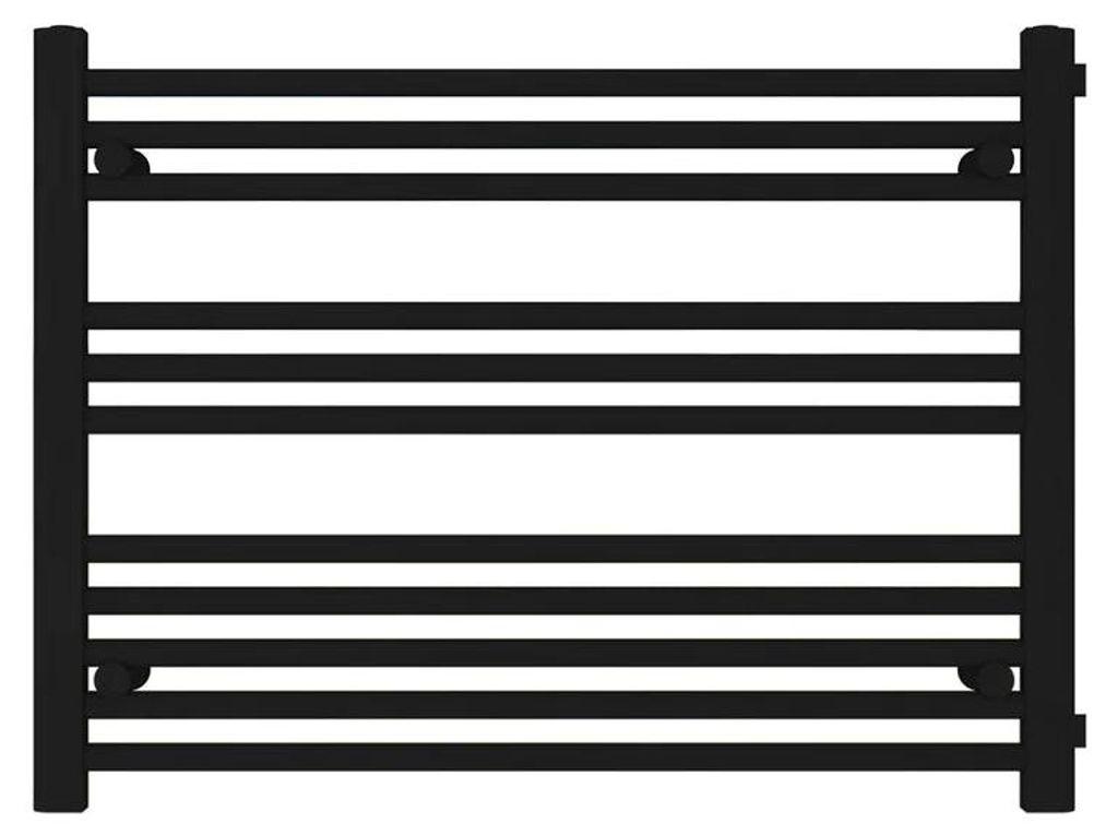 Badheizkörper Schwarz matt 800 x 600 mm – Produktbild 