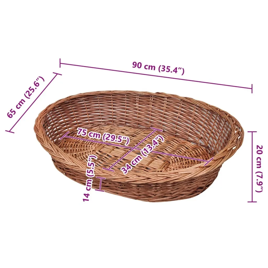 Offerta Letto Cane Vimini 90 cm The Living Store | Prezzo Shock - 7