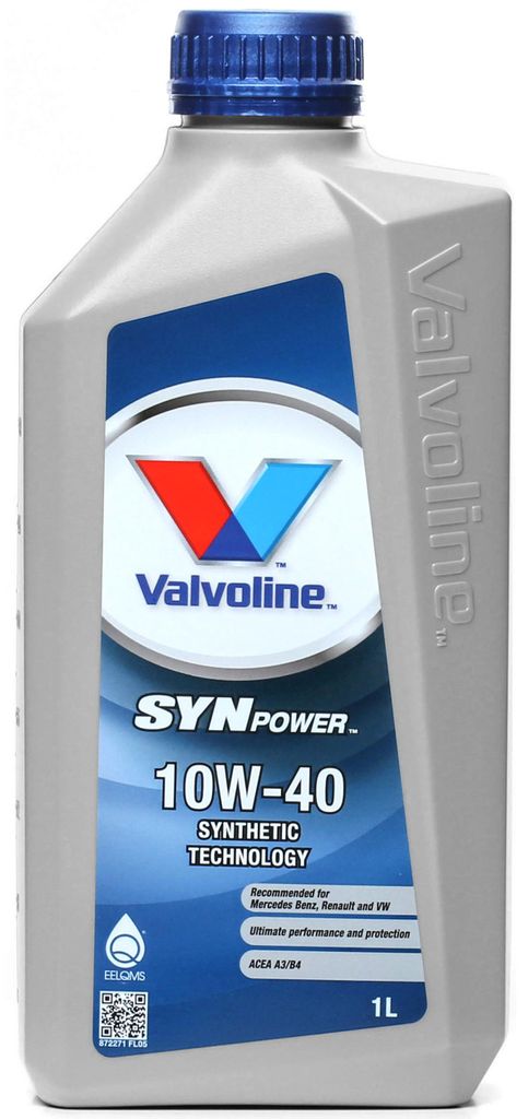 VALVOLINE Getriebeöl 1 Liter SYNPOWER 10W40 SW