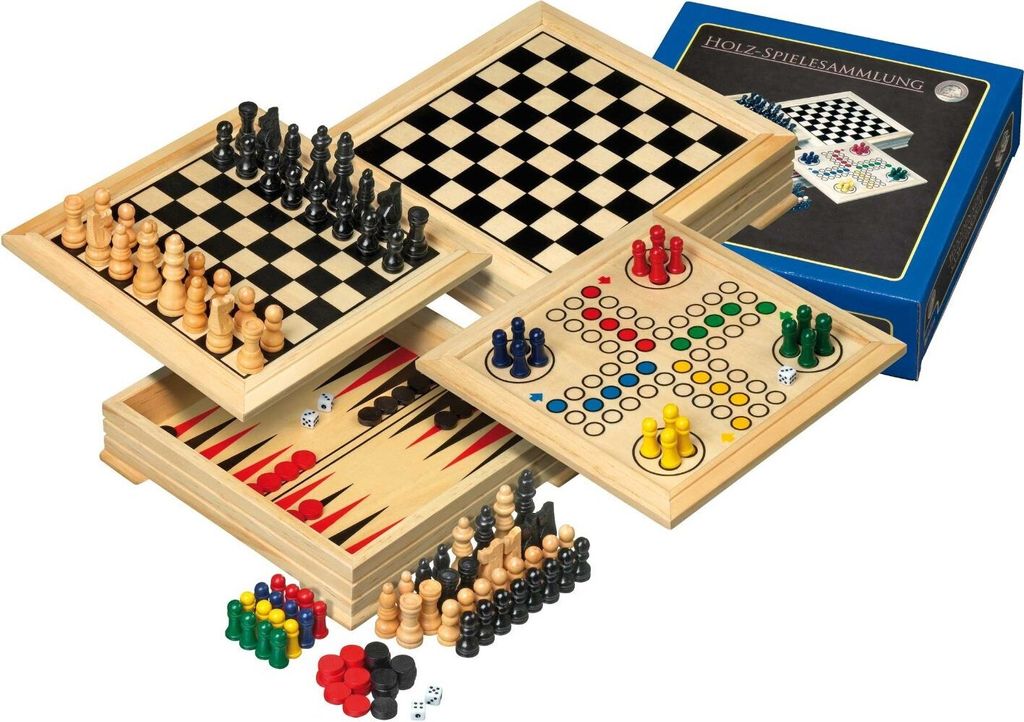 Philos 3104 - Holz-Spielesammlung, Reise 4014156031043