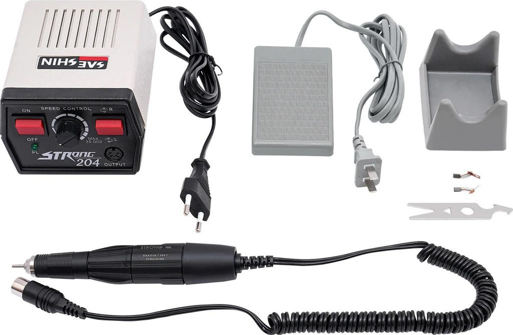 Elektrische Nagelfräse - Nagelbohrmaschine - 65W - 35.000 U/min - 230V 50–60 Hz - Kunststoff - Weiß
