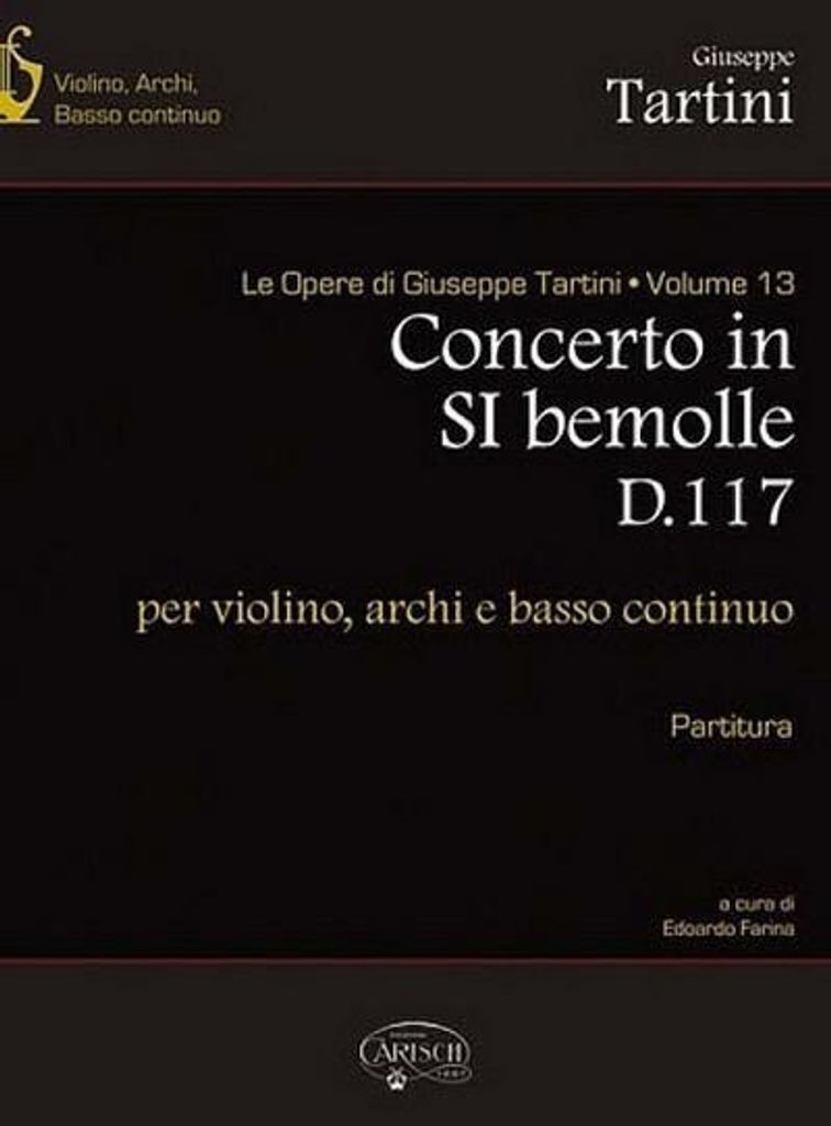 Giuseppe Tartini, Concerto in Si bem. D117Violino & Strings