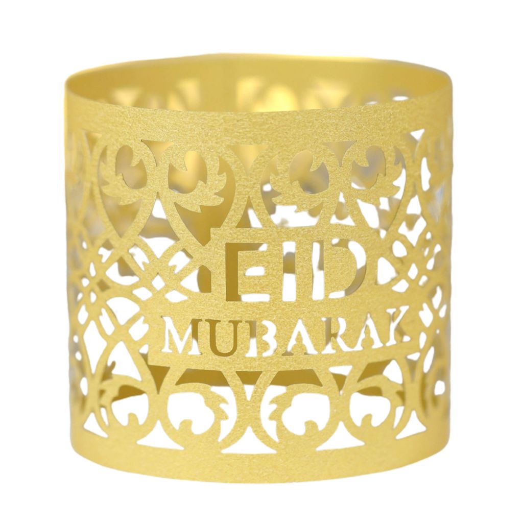 50pcs Serviettenringe hohl reflektierende Schillern bequeme festliche Papier -Serviettenringe Urlaubsdekoration-Golden