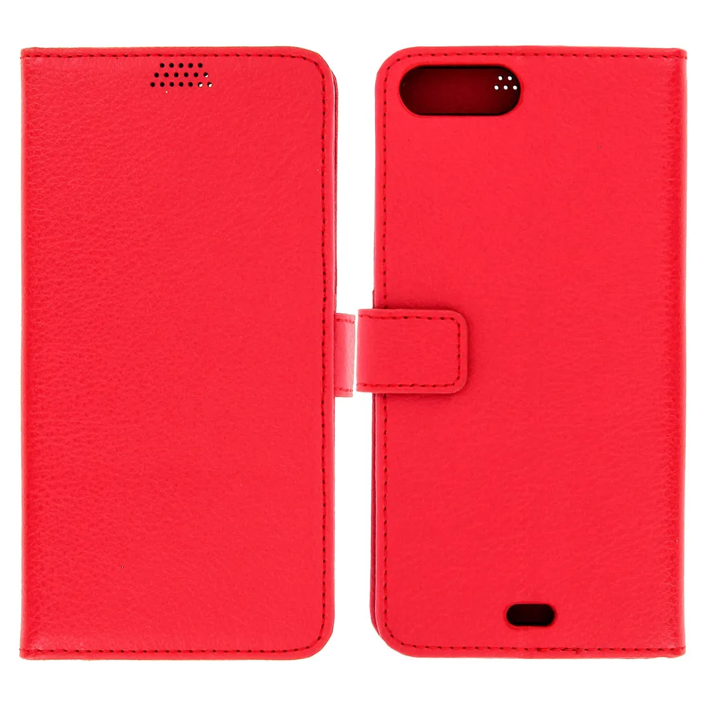 Custodia iPhone 7 Plus Rosso: Flip Case con Stand e Protezione TPU - 2