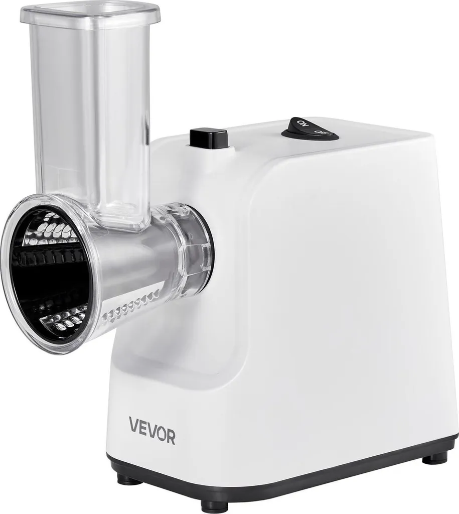 Trancheuse-râpe électrique 5 accessoires pour légumes et fromage 200W