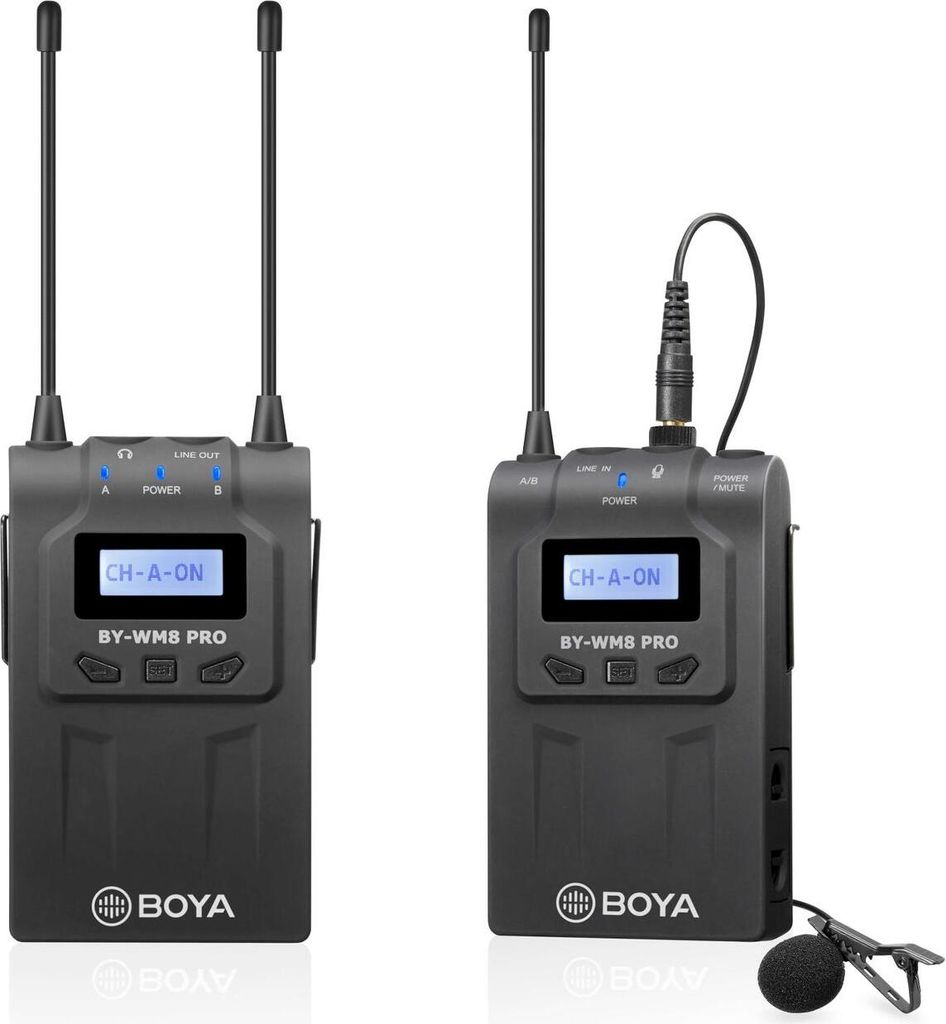 Boya BOYA BY-WM8 Pro-K1 Czarny Mikrofon konferencyjny Zdjęcie produktu 