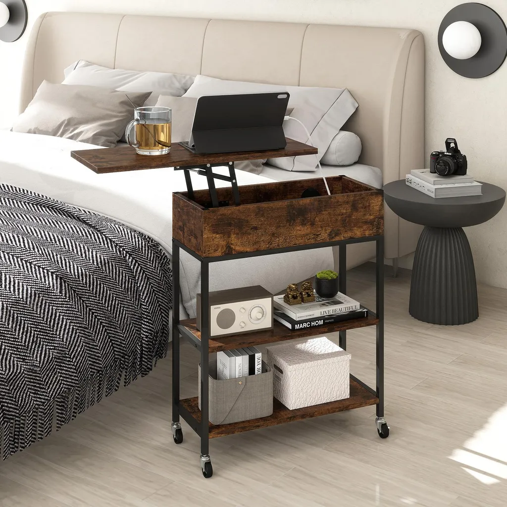 Petite table d'appoint avec rangement pour optimiser les petits salons - 2