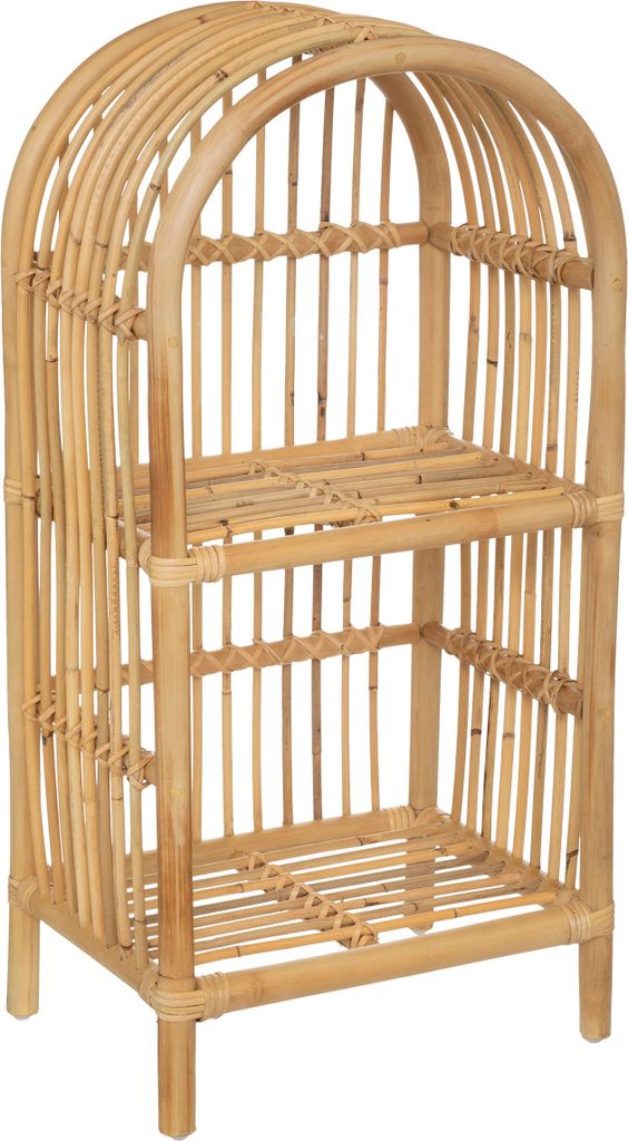 Kinderbuchregal - Rattan - H76 cm - Atmosphera créateur Produktbild 