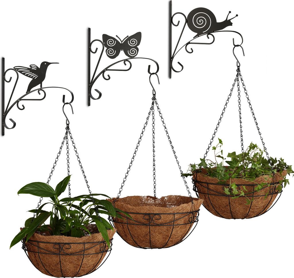 relaxdays 6 tlg. Blumen Set