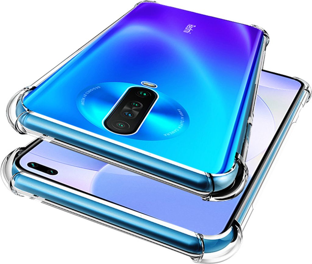 Xiaomi Poco X2 Hülle, LaimTop Crystal Transparent Weich TPU Bumper Stoßfest Fallschutz Schutzhülle für Xiaomi Poco X2