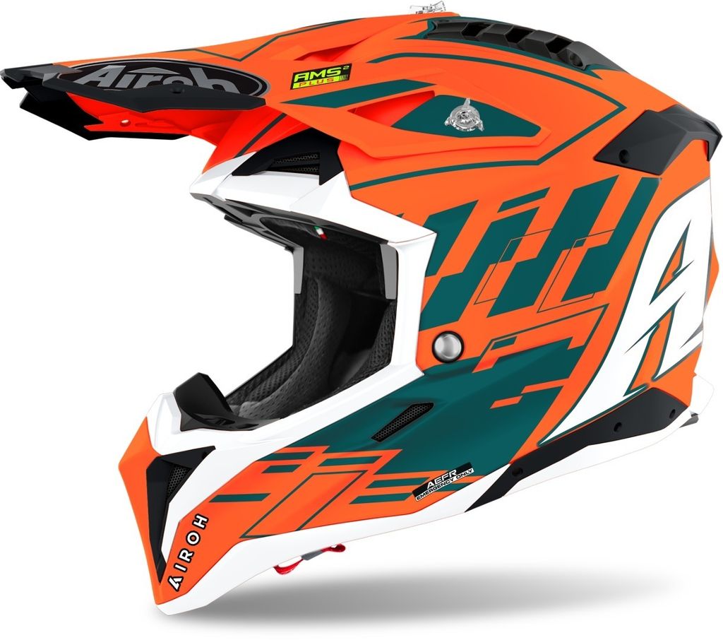 Airoh Aviator 3 Rampage Orange Matt Größe: XL