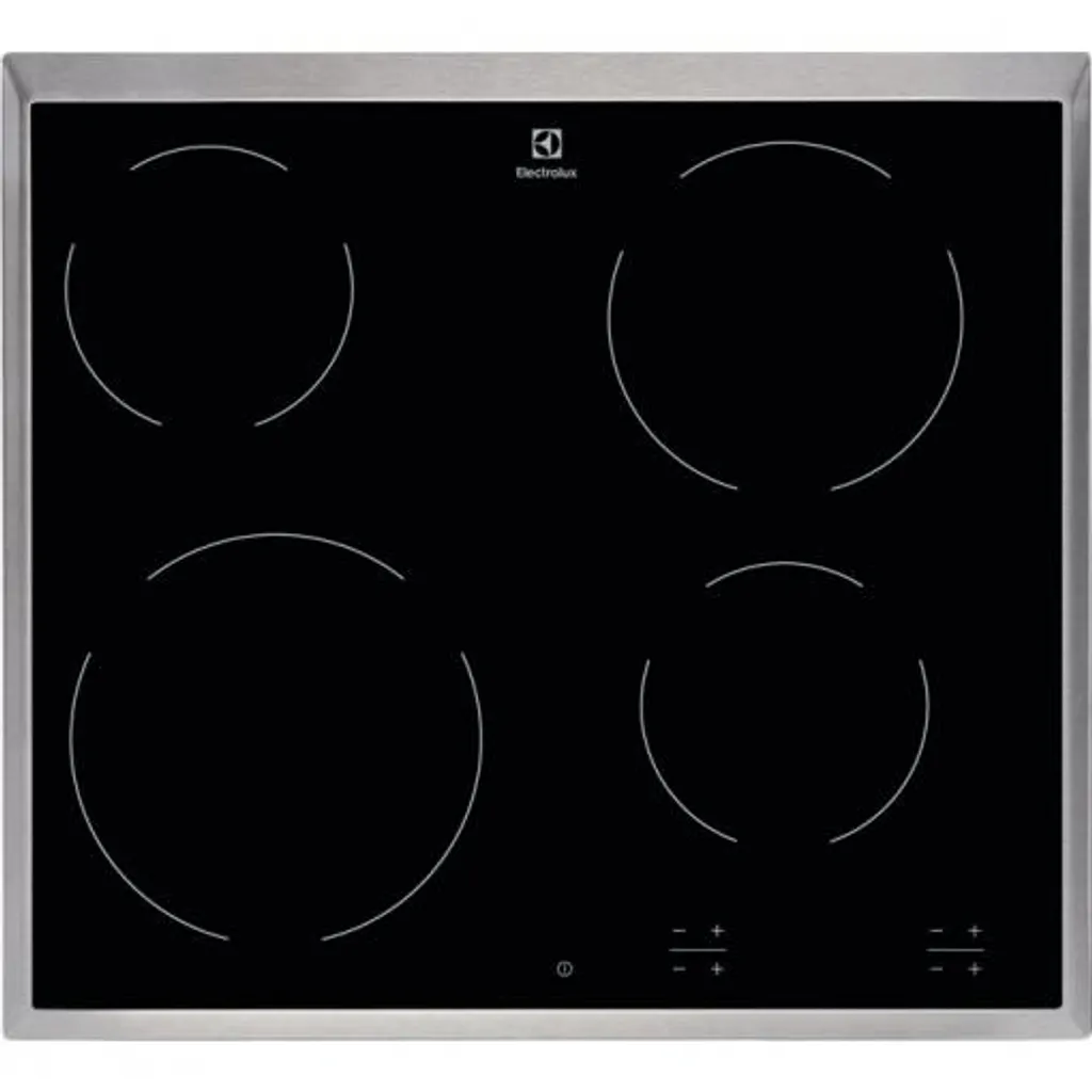 Plaque vitrocéramique 4 zones Electrolux table de cuisson noire encastrable