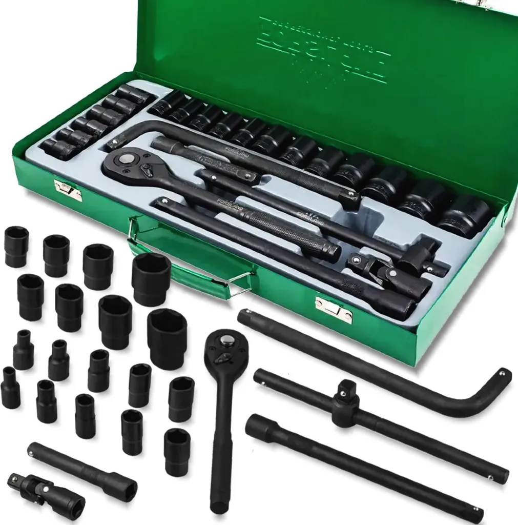 Set Utensili FORSLAND 24 Pezzi: Dai Vita ai Tuoi Progetti in Garage