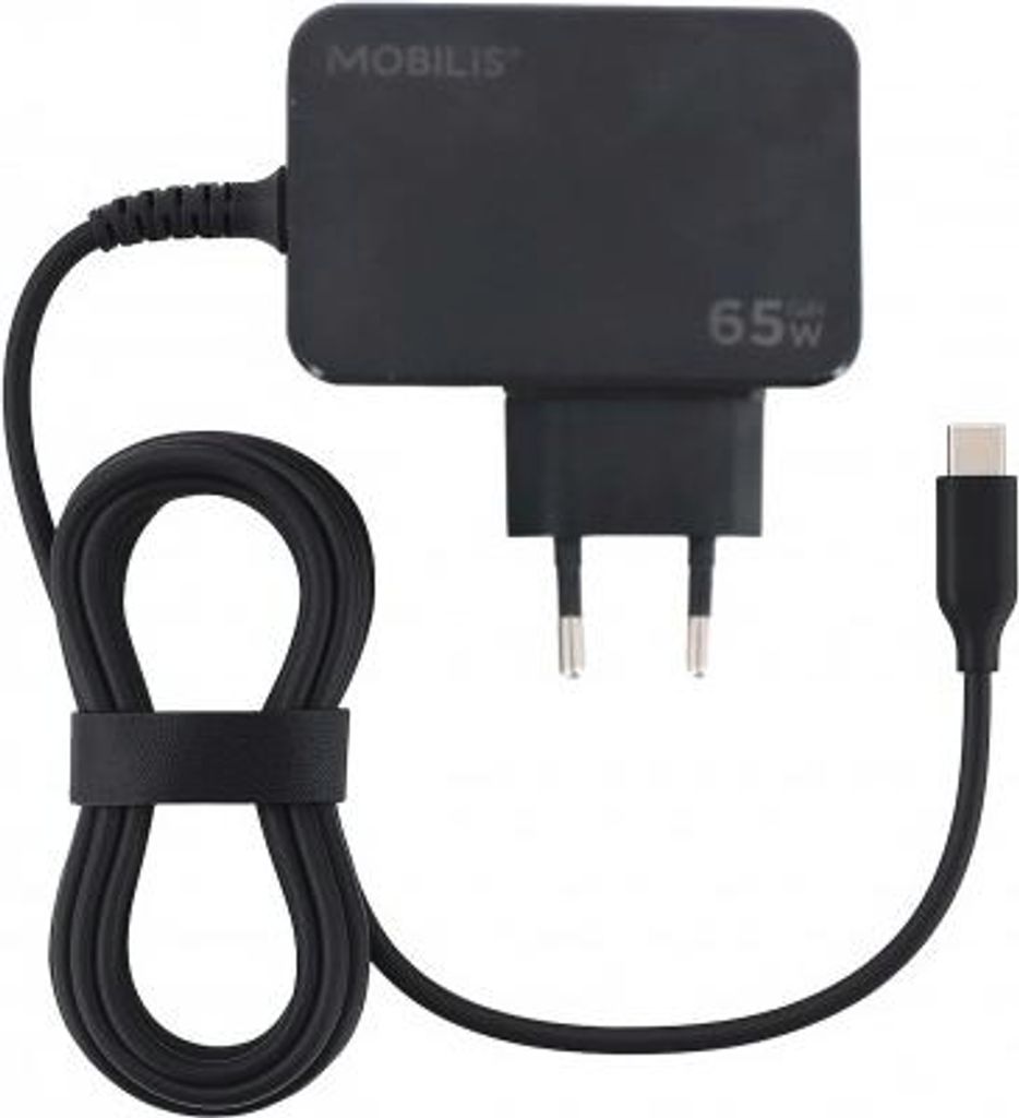 Mobilis Energia Charger 65W USB-C Laptop Charger 1,8m Cable