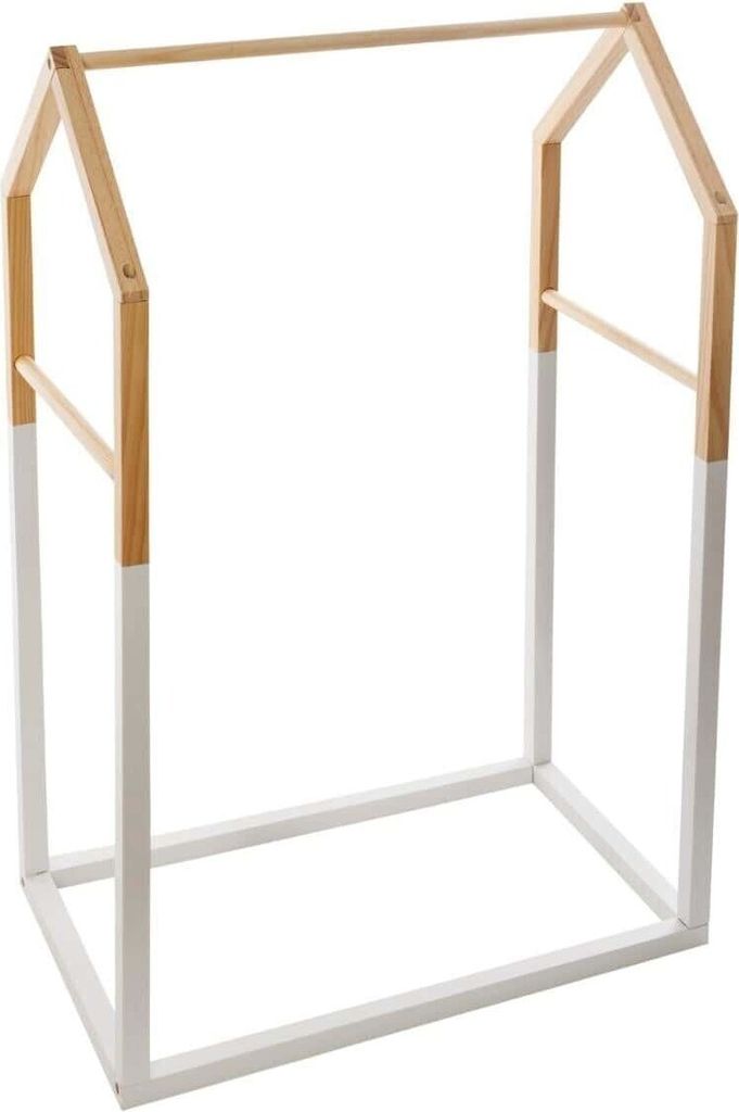 Kinderkleiderständer "maison" holz weiß 60x100cm  - Produktbild 