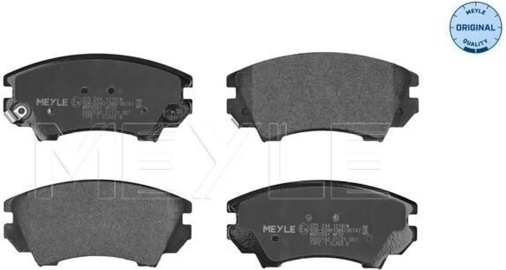 Kit plaquettes de frein avant MEYLE pour Astra J, usage urbain et route