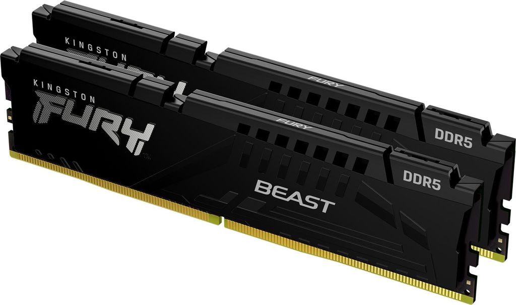 Kingston Technology FURY Beast 64GB 5200MT/s DDR5 CL40 DIMM (2er-Kit) Schwarz