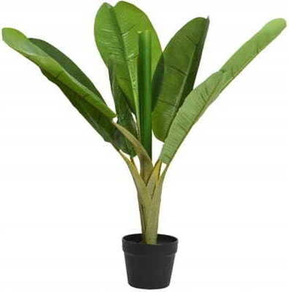 Bananenbaum im Topf künstlich dekorativ 75x50 cm
