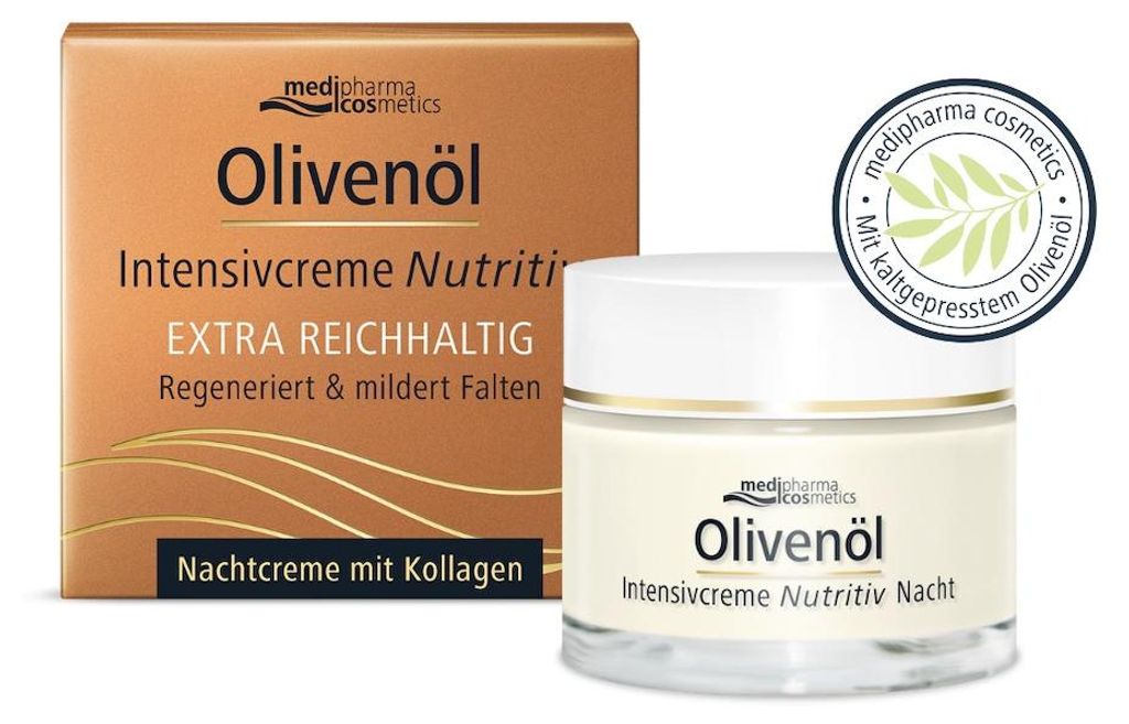 Olivenöl Intensivcreme Nutritiv Nachtcreme, 50 ml Creme