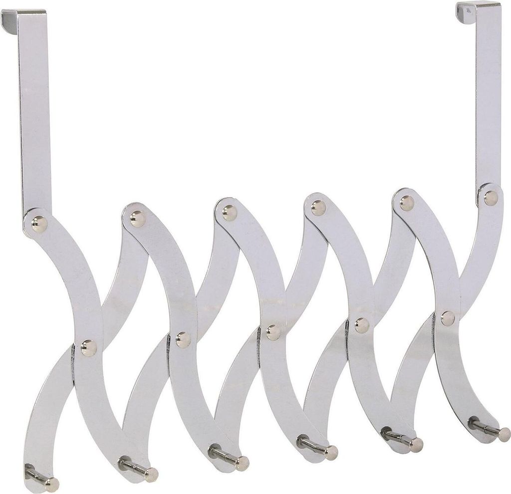 Türgarderobe, verchromt, 6 Haken Produktbild 