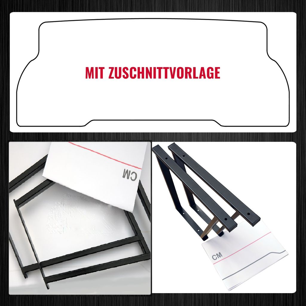 Konsolen für VW T5 T6 T6.1 Transporter kurz in Schwarz Produktbild 5