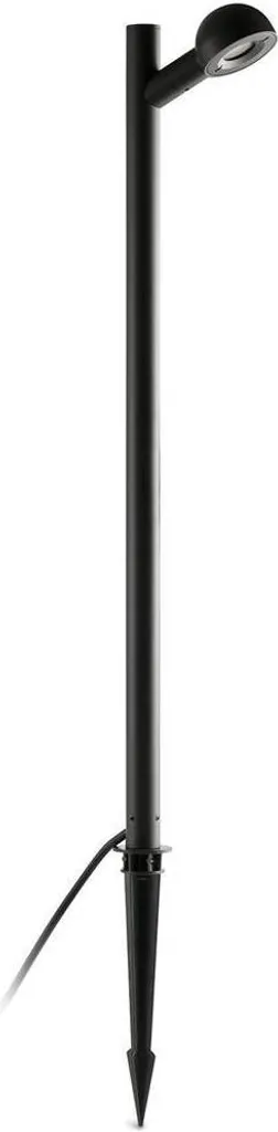 Piquet de jardin pour balisage d'allée BROT 600 noir - Support éclairage sol