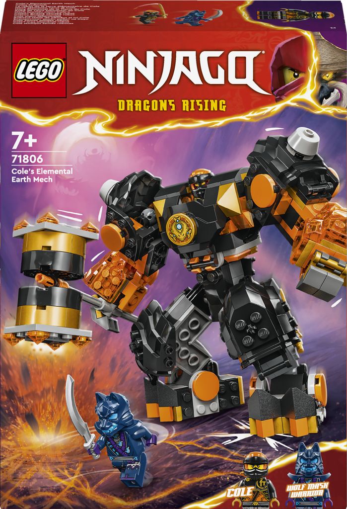 LEGO NINJAGO Le robot élémentaire de Cole - 71806 Image du produit 