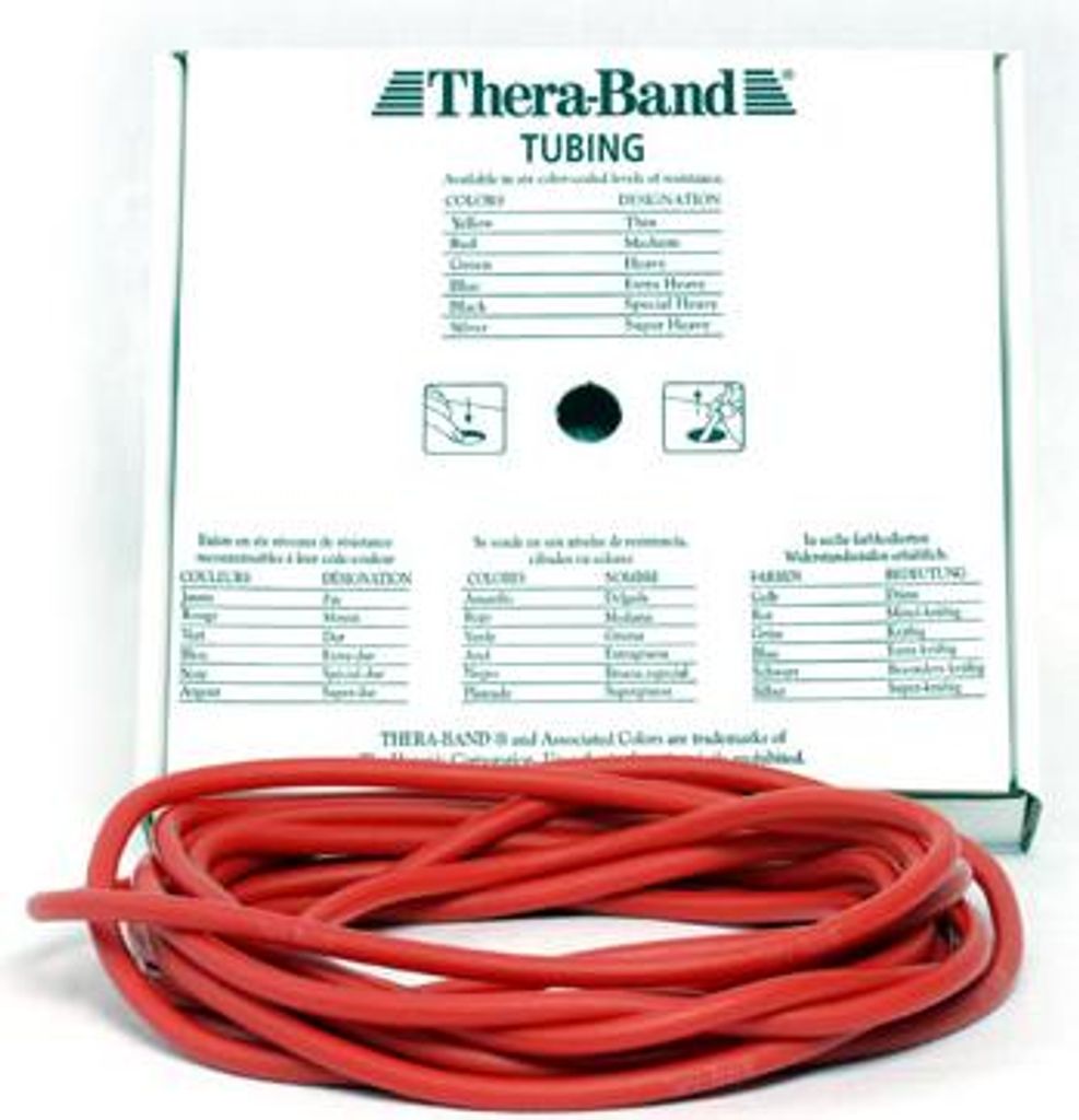 Thera-Band 7,50m Tubing Tubes ROT Mittel Schwach