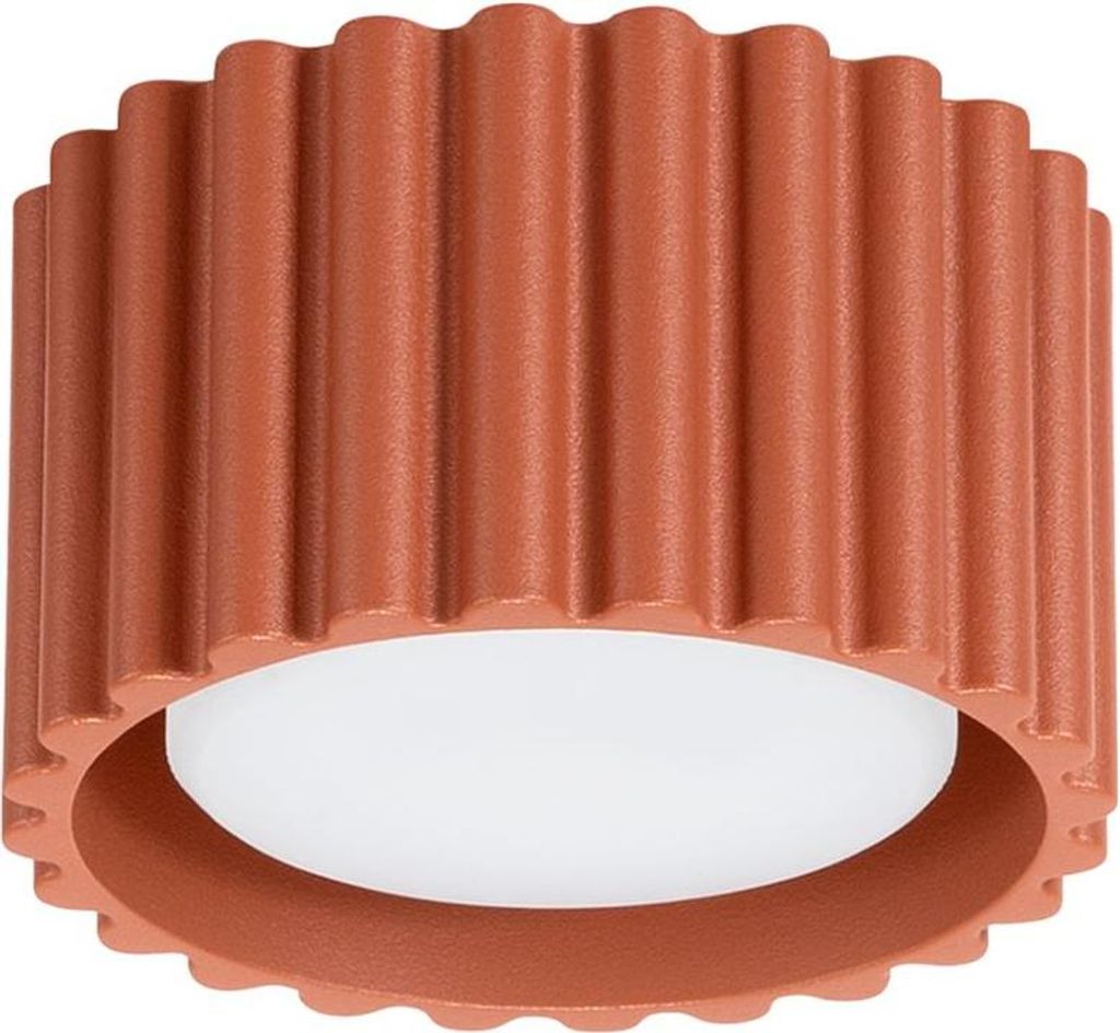 Deckenleuchte Aluminium GX53 IP20 B: 10 cm Ocker rund Modern Deckenlampe