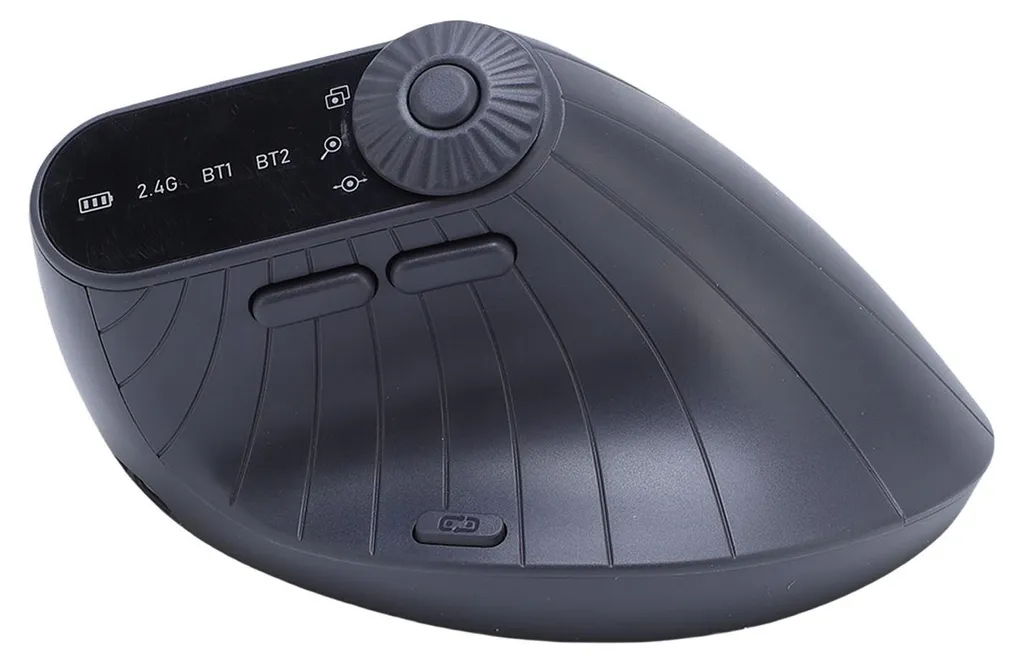 Souris verticale sans fil rechargeable pour PC et Mac avec clic silencieux - 5