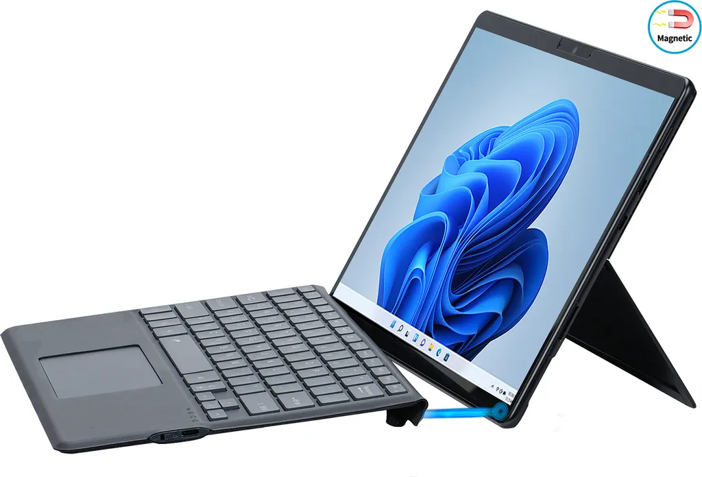 Clavier Bluetooth Ergonomique et Rétroéclairé - Batterie Longue Durée - 8