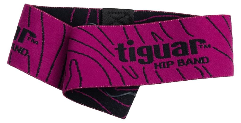 Tiguar - Widerstandsband, Logo PP8331 (62 cm x 6 cm) (Pflaume)