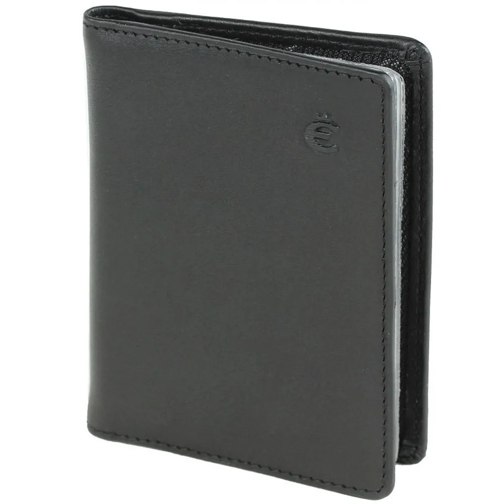 Esquire Identity Card Holder 39324900 - Custodia Porta Documenti In Pelle 9x12 Cm, Nero, Per Carte D'Identità E Credito