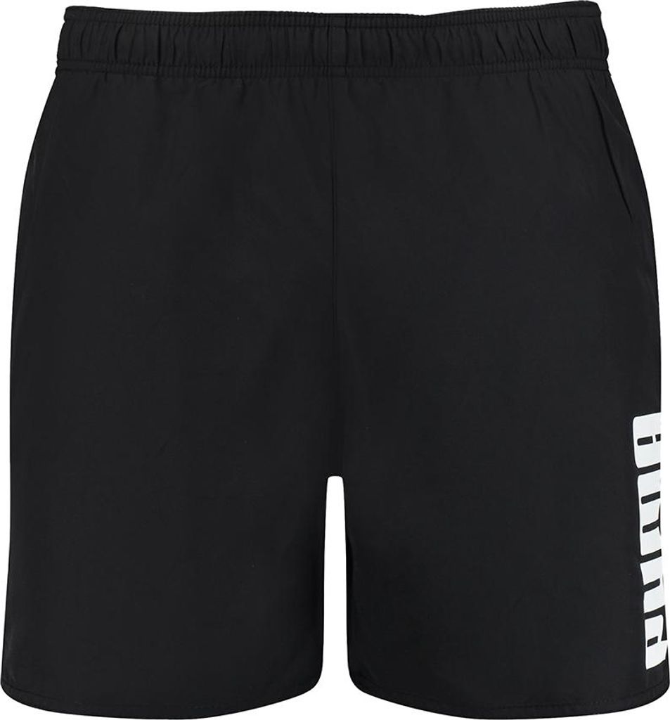 PUMA Herren Badehose SWIM MEN MID Shorts Stretch Badeshorts Swim Shorts , Farbe:Black, Bekleidungsgröße:XL