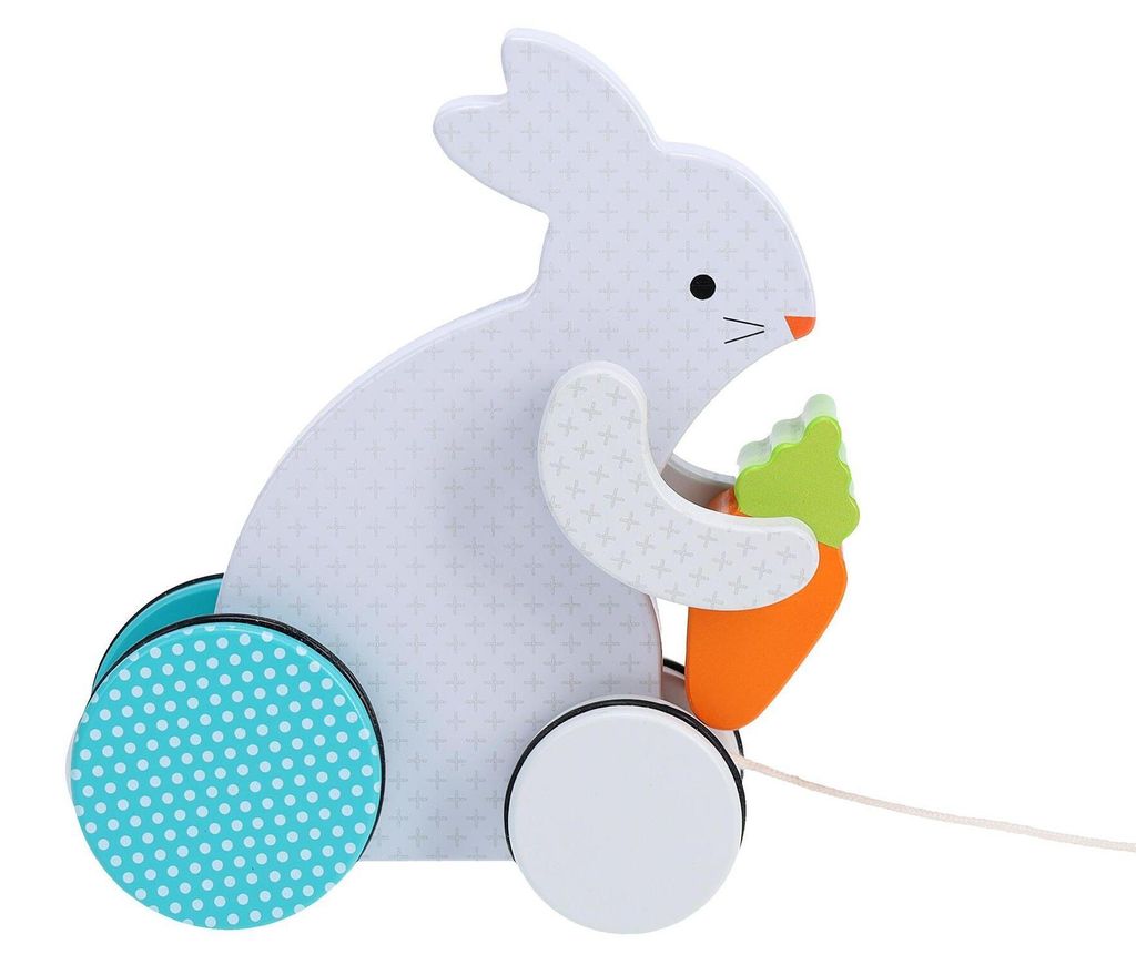 Busy Bunny Wooden Pull Toy