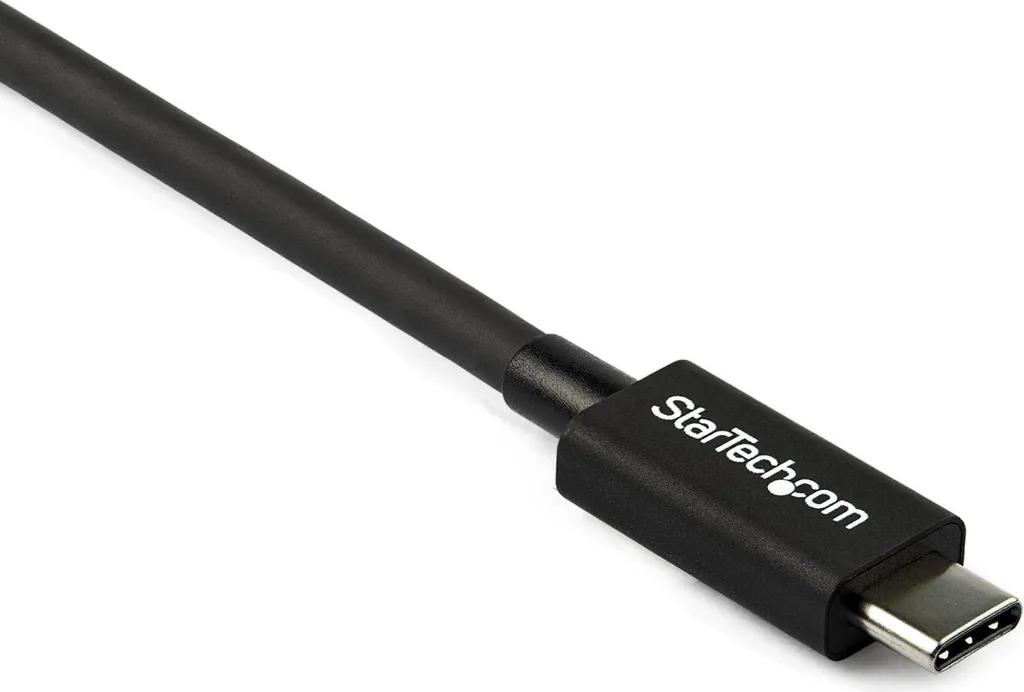 Câble Thunderbolt 3 StarTech.com 80cm 40Gbps 100W PD Noir TBLT34MM80CM - 5