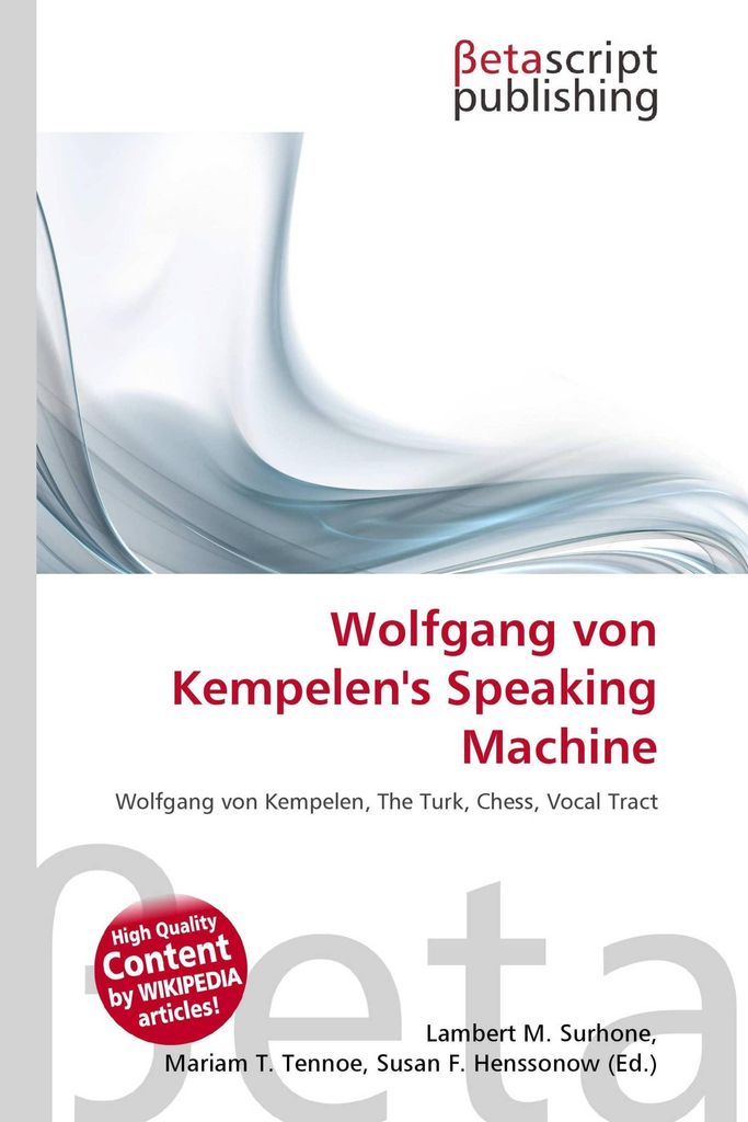 Wolfgang von Kempelen's Speaking Machine