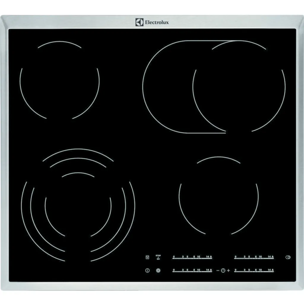 Table de Cuisson Electrolux EHF46547XK Sécurisée et Facile à Nettoyer