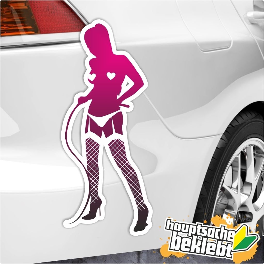 Kiwistar - Autoaufkleber - Domina Aufkleber - 18 x 11 cm - für Auto, Laptop, Fahrrad, LKW, Motorrad Aufkleber mehrfarbig Sticker Decal