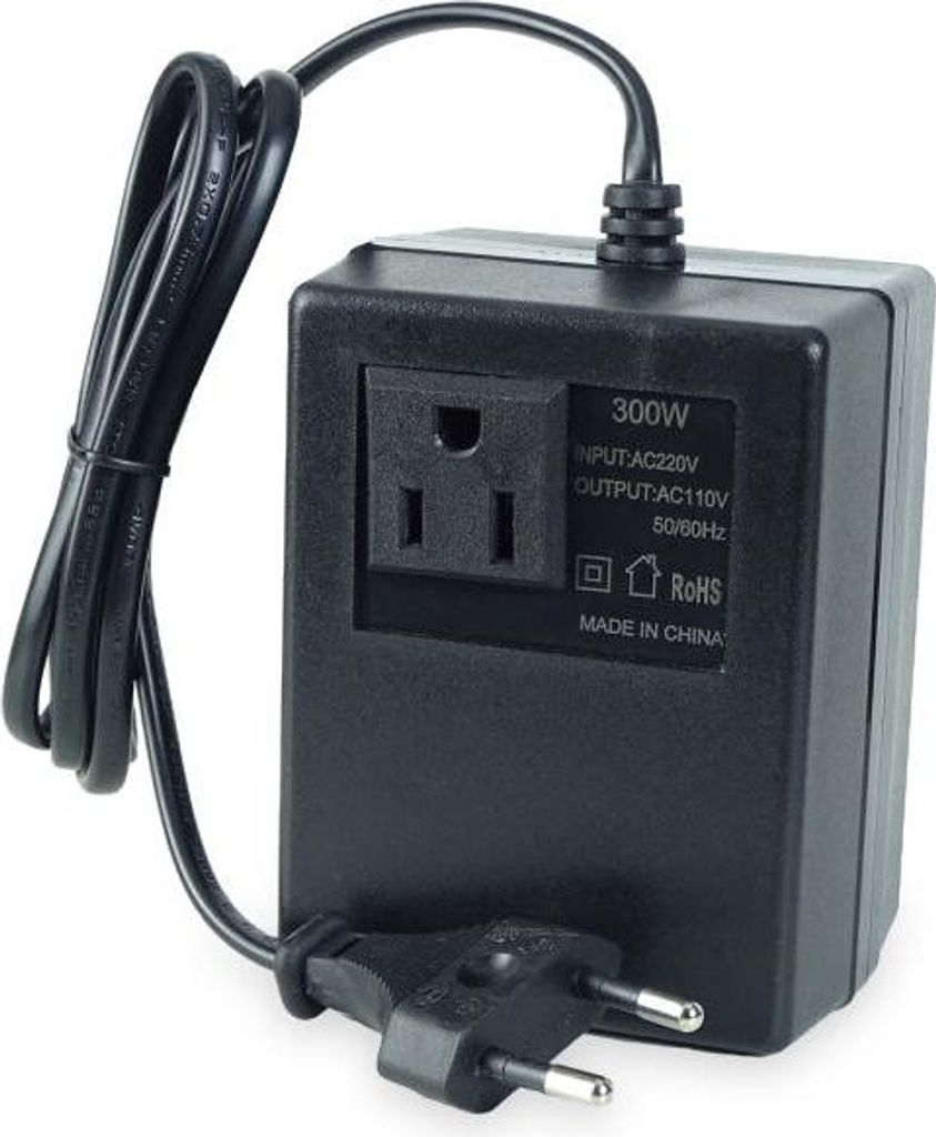 keepdrum Spannungswandler Reiseadapter 220V zu 110V 300 Watt